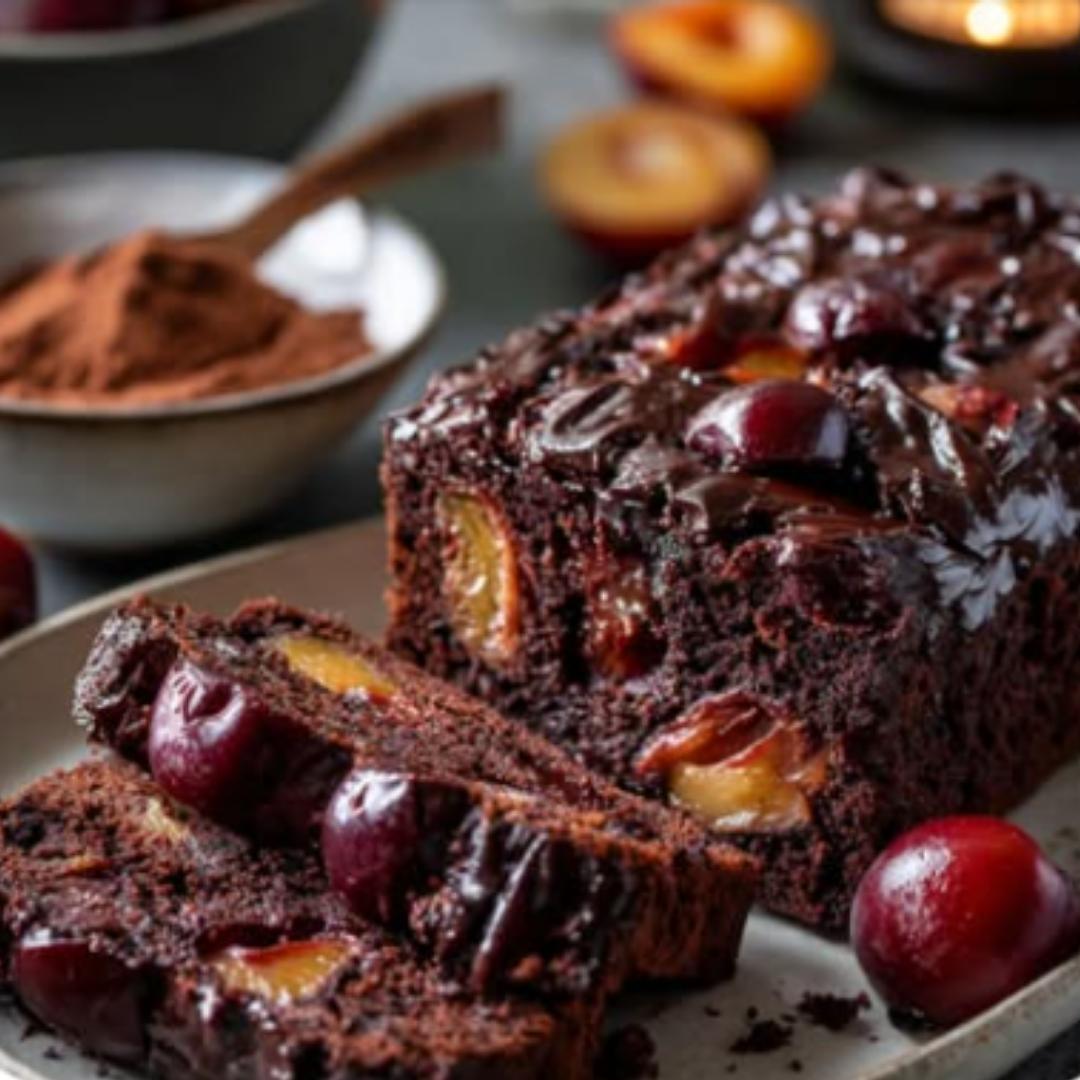 Murzynek ze śliwkami – wilgotny, czekoladowy i pełen owoców